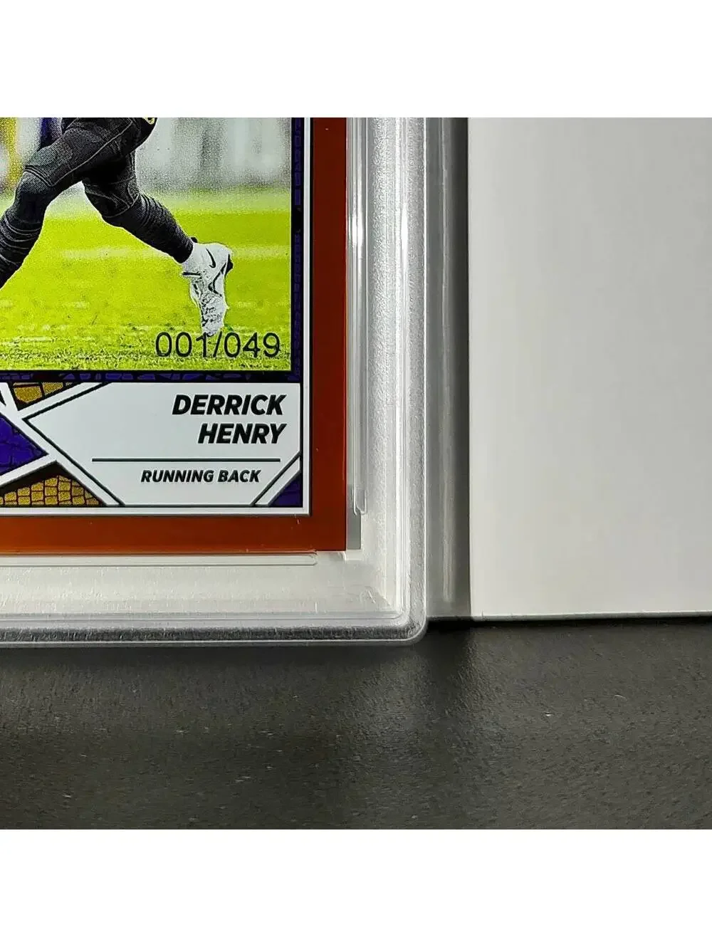 Derrick Henry 2024 Panini Sticker Collection 001/049 #63 Bronze Foil PSA 9 Mint